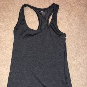 GREY WORKOUT TOP
